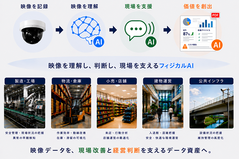 フィジカルAIの活用イメージ